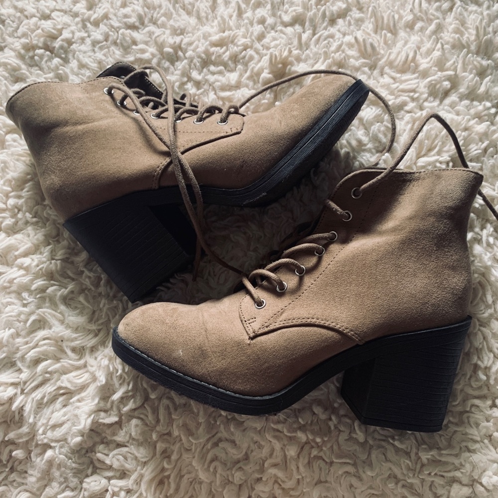 Forever 21 Suede Ankle Booties